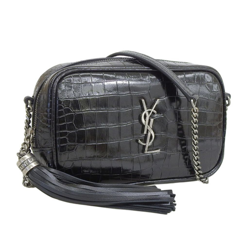 Saint Laurent Leather Black Shoulder Bag